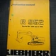 LIEBHERR R952 EXCAVATOR Operation/Maintenance Manual shop track operator guide