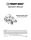 Owner&rsquo;s Manual Troy-Bilt Pedal Drive Garden Tractor - Models Z809H & Z809K