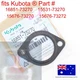 Kubota Thermostat Gasket BX1880, F2000, F2100, F2100E, F2400, FZ2100, FZ2400
