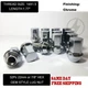 32Pc Chrome Factory Style Lug Nuts 14x1.5 For Chevy GMC Silverado 2500 3500 HD