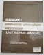 Suzuki SQ416/SQ420/SQ625 Unit Repair Manual 1998 Book Suzuki Motor Corporation