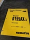 Komatsu Super D-155AX-3 Operation Maintenance Manual