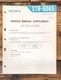 Sony STR-6065 Receiver Supp.Service Manual *Original*