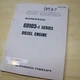 KOMATSU Forklift S6D105 6D105-1 Diesel Engine Service Shop Manual FD60 FD70 book