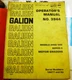 GALION  A450 A500 SERIES E MOTOR GRADER OPERATORS MANUAL   NO 3944