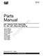 Caterpillar Cat D6T XL XW LGP TRACK TYPE TRACTOR Parts Catalog Manual SEBP7206