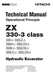 Hitachi ZX330-3 Class 330-3 330LC-3 Excavator Operat Principle Service manual