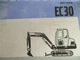 Volvo EC30 Mini Excavator Parts Catalog Manual