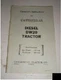 Caterpillar Cat Diesel DW20 Tractor Operators Instructions Manual