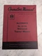 INTERNATIONAL HARVESTER OPERATORS SERVICE MANUAL MCCORMICK 27-VA TRACTOR MOWER