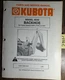 Kubota 4540 Backhoe for L3350 L3750 L4150 Tractor Parts & Service Manual 12/85