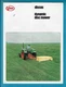 VICON CM 165 & CM 240 DYNAMIC DISC MOWERS 4 PAGE BROCHURE WITH FLAP