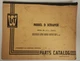 LeTourneau Westinghouse LET Model D Scraper Parts Catalog Manual PC-352 E9-Z DM