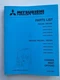 Mitsubishi FL Parts List FBC20K, FBC25K, FBC25KE, FBC25KL, FBC30K PN:98756-33000