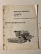 New Holland TR70 Combine Harvester Unloading Auger Assembly/Drive Service Manual