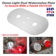 For Peterbilt 359/379/389 W900L Center Dome Light Plate 1 Watermelon Light Plate