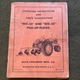 Vintage Allis Chalmers Pick Up Plows WD 52 53 Operating Instructions Manual 🇺🇸