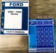 Ford 4000 5000 Tractor Parts Operators Manual Owners Set Catalog Assembly Book