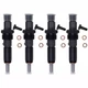 4X Fuel Injector 0432133771 2853346 for CASE P70 Engine 430 445 New Holland L190