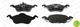 Ferodo FDB1318 brake pad set, disc brake for Ford, Ford Australia
