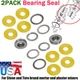  2xBearing Seal kit For Stone & Toro Brand Mortar & Plaster Mixers 655pm ST23432