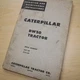 Caterpillar DW20 Tractor Pan Scraper Operation Maintenance Manual CAT owner book