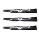 3PK Mower Blades fits John Deere M115495 models  240 245 265 285 325 335 345