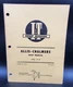 Allis Chalmers I&T Shop Service Manual AC-25 160 Repair Maintenance