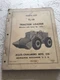 Allis Chalmers TL14 Tractor Loader Parts List