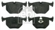 FOR FEBI HAMULCE 16175 HAM PADS. REAR THICKNESS 17MM 740 I