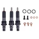 3X Fuel Injector 432133780 2852056 for New Holland Tractor HW305 TS6030