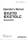 HITACHI EX270&nbsp;EX270LC EXCAVATOR OPERATORS MANUAL