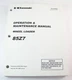 KCM Kawasaki 85Z7 Wheel Loader Operator Operation Maintenance Manual 85J1-5001