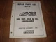 Avco New Idea No. 352 353 354 Spreaders 1983 Repair Parts List No. S 64 986429