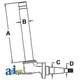 Spindle 405840R11 fits Case 2400A 2500 385 395 4210 4230