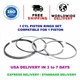 Fit for Briggs Stratton Piston Rings 87.30mm STD 499996 220400 222400 252