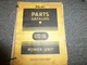 International Harvester IH UD16 Engine Power Unit Parts Catalog Manual Book
