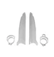 UFO Fork Guards Covers Protectors White Kawasaki KX125 KX250 KX500 1996-2003