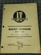 I&T MF-39 Massey Ferguson Shop Service Manual Model MF2745 MF2775 MF2805