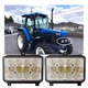 2x LED Head Light For Ford New Holland TRACTOR 5640, 6640, 7740, 7840 81869813