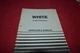 White 4-180 Tractor Operator's Manual RCOH 