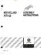 New Holland HT152 Assembly Instructions Manual 87036426 7/03