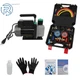 4CFM Air Vacuum Pump MANIFOLD GAUGE Set HVAC AC Refrigerant Kit 1/3HP