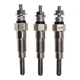 3X Glow Plugs 15951-65510 for Kubota D1102 D1302 D650 D750 D850 D950 Engine