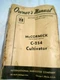 Vintage McCormick Deering C-254 Cultivator Owners Manual