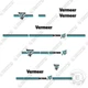 Fits Vermeer BC1800 XL Chipper Decal Kit (BC 1800 XL)