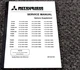 Mitsubishi FD30K Forklift OPTIONS Service Repair Manual Supplement 99719-91100