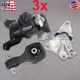3pc Motor Mount Kit Set for 12-13 Honda Civic 1.8L Engine - Auto Transmission