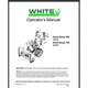 White Outdoor 550 H623D 750 H633E Snow Blower Operator's Manual 28 pages Yr 1999