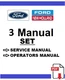 555A Ford Tractor BackHoe Loader Service Manual Repair Operators Owners PDF USB